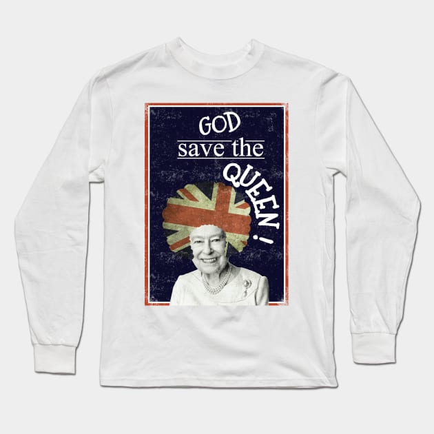 Good Save The Queen Long Sleeve T-Shirt by TEEWEB